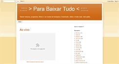 Desktop Screenshot of parabaixartudo.blogspot.com