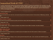 Tablet Screenshot of homeschoolnook.blogspot.com