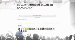 Desktop Screenshot of bienalinternacionaldebucaramanga.blogspot.com