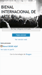 Mobile Screenshot of bienalinternacionaldebucaramanga.blogspot.com
