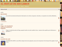 Tablet Screenshot of eldesvandemislibros.blogspot.com