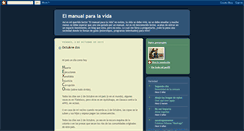 Desktop Screenshot of elmanualparalavida.blogspot.com