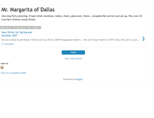 Tablet Screenshot of mrmargaritadfw.blogspot.com