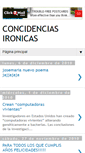 Mobile Screenshot of concidenciasironicas.blogspot.com