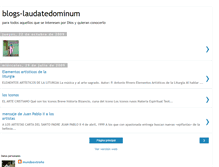 Tablet Screenshot of blogs-laudatedominum.blogspot.com