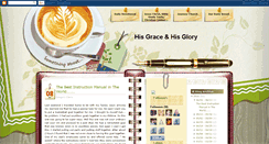 Desktop Screenshot of allbecauseofhisgrace.blogspot.com