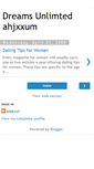 Mobile Screenshot of dreams-unlimted-dthmzgh.blogspot.com