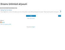 Tablet Screenshot of dreams-unlimted-dthmzgh.blogspot.com