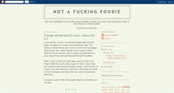 Desktop Screenshot of notafuckingfoodie.blogspot.com