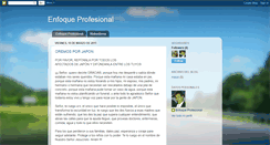 Desktop Screenshot of enfoqueprofesional.blogspot.com