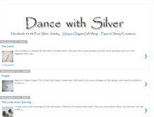 Tablet Screenshot of dancewithsilver.blogspot.com
