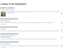 Tablet Screenshot of daisyinthedandelions.blogspot.com