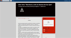 Desktop Screenshot of liter-arte.blogspot.com