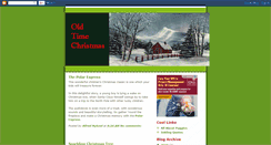 Desktop Screenshot of oldtimechristmas.blogspot.com