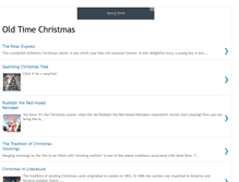 Tablet Screenshot of oldtimechristmas.blogspot.com