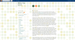 Desktop Screenshot of cairo-belowsealevel.blogspot.com