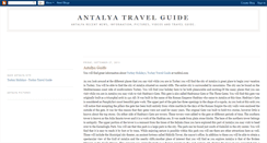 Desktop Screenshot of antalya-travelguide.blogspot.com