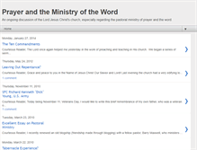 Tablet Screenshot of prayerandtheword.blogspot.com