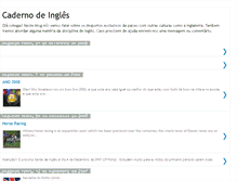 Tablet Screenshot of cadernodeingles.blogspot.com