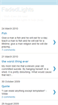 Mobile Screenshot of fadedlights.blogspot.com