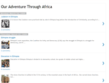 Tablet Screenshot of ouradventurethroughafrica.blogspot.com