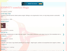 Tablet Screenshot of kismvity.blogspot.com