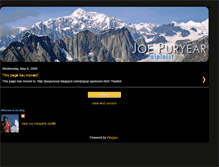 Tablet Screenshot of joepuryear-sponsors.blogspot.com