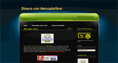 Desktop Screenshot of dineroconmercadolibre.blogspot.com