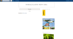 Desktop Screenshot of changeiscomingforsomaliland.blogspot.com