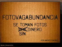 Tablet Screenshot of fotovagabundo.blogspot.com