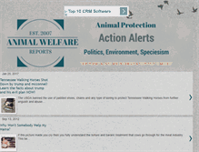 Tablet Screenshot of animal-welfare-reports.blogspot.com