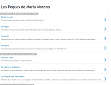 Tablet Screenshot of lospequesdemariamoreno.blogspot.com