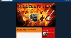 Desktop Screenshot of musicians-home.blogspot.com