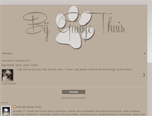 Tablet Screenshot of bijguusjethuis.blogspot.com