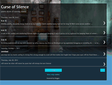 Tablet Screenshot of curse-of-silence.blogspot.com