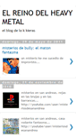 Mobile Screenshot of elreinodelheavymetal.blogspot.com