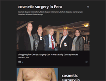 Tablet Screenshot of cosmeticsurgeryinperu.blogspot.com