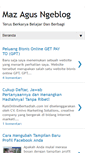Mobile Screenshot of maz-agus.blogspot.com