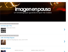 Tablet Screenshot of imagenenpausa.blogspot.com