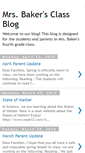 Mobile Screenshot of mrsbakersclassblog.blogspot.com