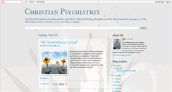 Desktop Screenshot of christianpsychiatrix.blogspot.com