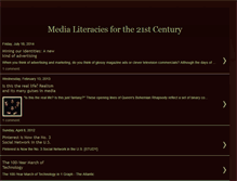 Tablet Screenshot of medialiteracies21st.blogspot.com