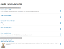 Tablet Screenshot of isabel-americacomisabel.blogspot.com