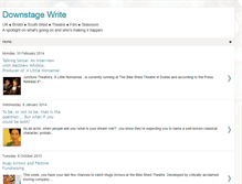 Tablet Screenshot of downstagewrite.blogspot.com