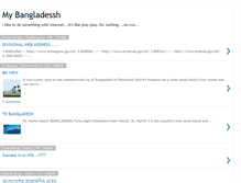 Tablet Screenshot of mybangladessh.blogspot.com