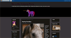 Desktop Screenshot of littlecyborgpony.blogspot.com