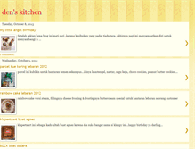 Tablet Screenshot of denskitchen.blogspot.com
