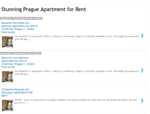 Tablet Screenshot of pragueapartment.blogspot.com