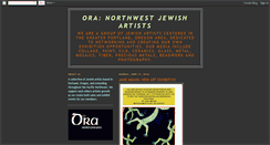 Desktop Screenshot of northwestjewishartists.blogspot.com