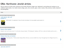 Tablet Screenshot of northwestjewishartists.blogspot.com